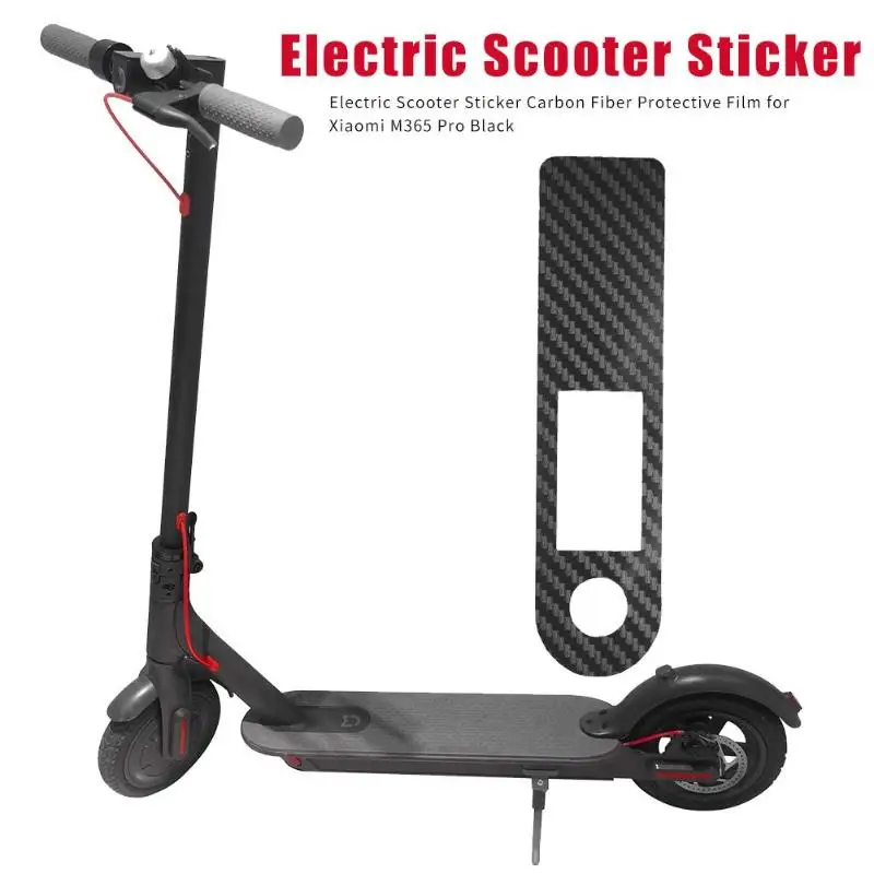 Scooter Black Protective Sticker Carbon Fiber PVC Central Controller Non-slip Film for Xiaomi M365 Pro Electric Parts | Спорт и