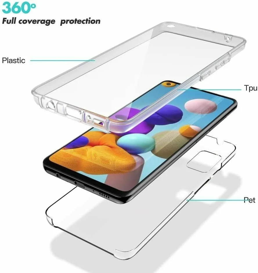 

Силиконовый чехол Intégrale 360 для Samsung A10 A20e A21s A41 A71 A51 Housse Etui