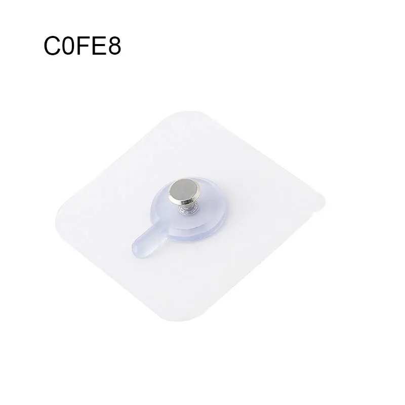 

New 1/6/10 Pcs PVC Wall-mounted Nails Practical Transparent Strong Adhesive Screw Wall Nail Wall Poster Stick Wall Hook USJ99