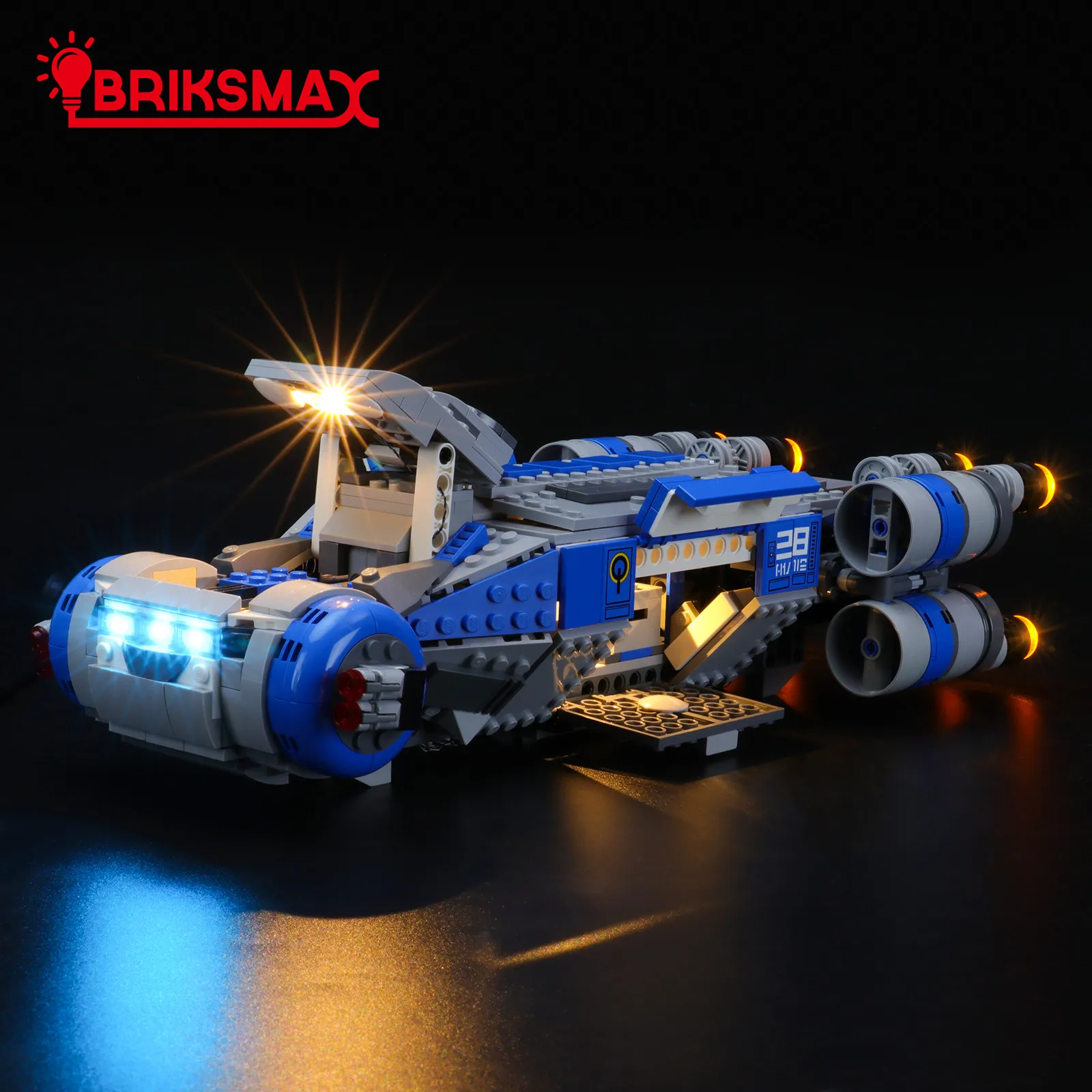 

BriksMax Led Light Kit For 75293 Resistance I-TS Transport