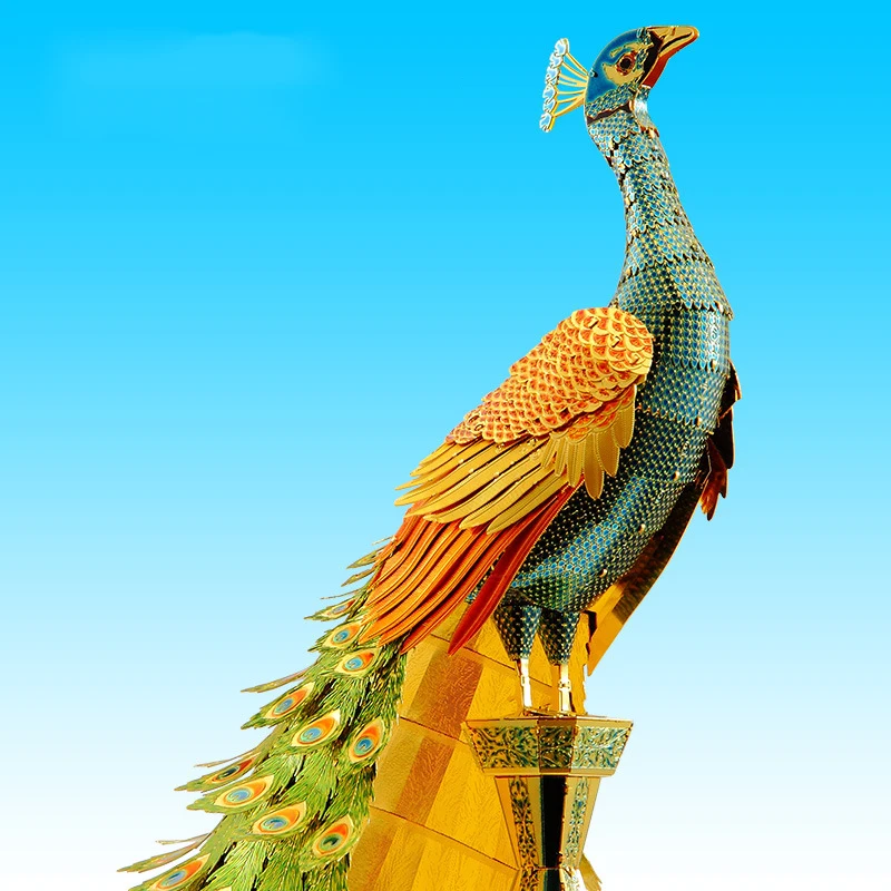 Металлическая сборка 3D стерео блестки Феникс Сделай Сам-металл-модель лазерной