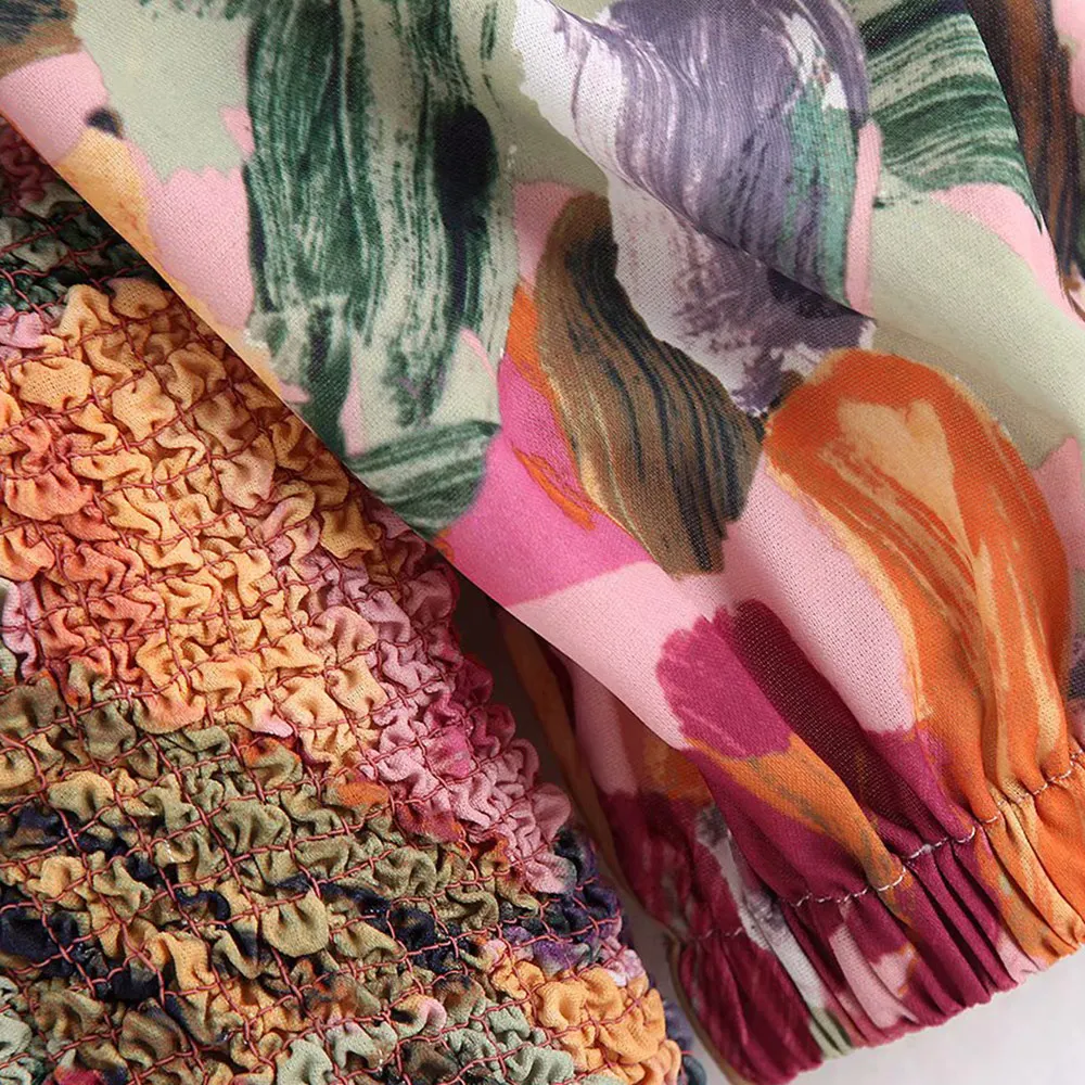 Модное на одно плечо плиссированная Сексуальная Укороченная рубашка Ретро мода