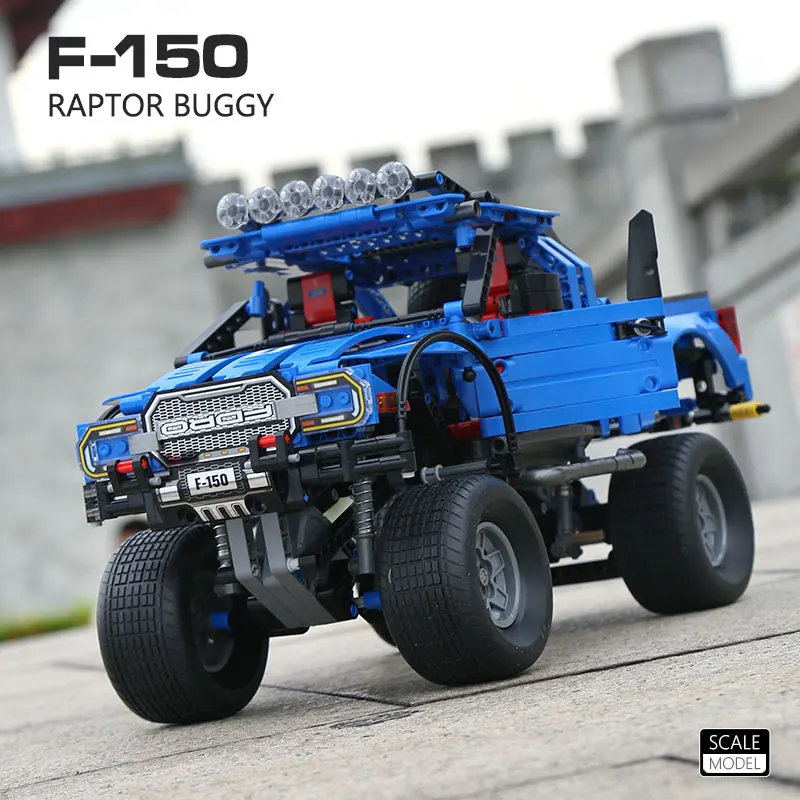 LP 701970 Совместимость с новой серии Technic F 150 Raptor машина пикап модель строительные