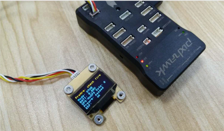 HOT CUAV PIX_DISPLAY I2C мониторы OLED для Pixhack/Pixhawk RC Мультикоптер управление полетом модели