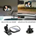 Автомобильное Зеркало, автомобильное безопасное сиденье, внутреннее зеркало, вид сзади, детское регулируемое детское зеркало в автомобиле 2 в 1, автомобильные аксессуары, интерьер