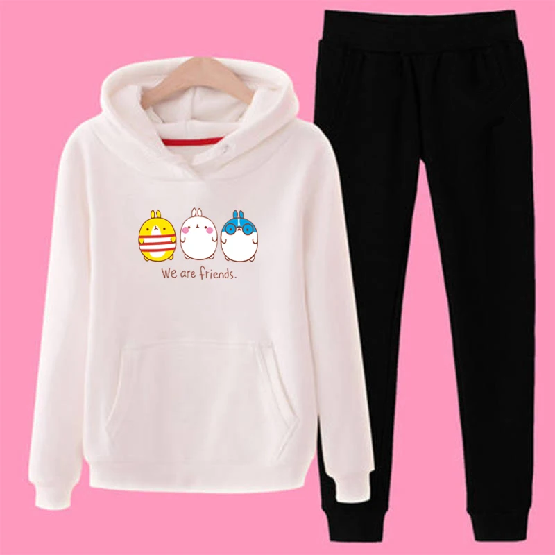T03 3xl с любимыми персонажами из мультфильмов толстовки капюшоном и штаны комплект