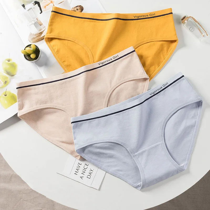 

Wasteheart Women Fashion Black Green Gray Blue Cotton Low Waist Panties Underwear Lingerie Briefs Underpants Briefs M L XL