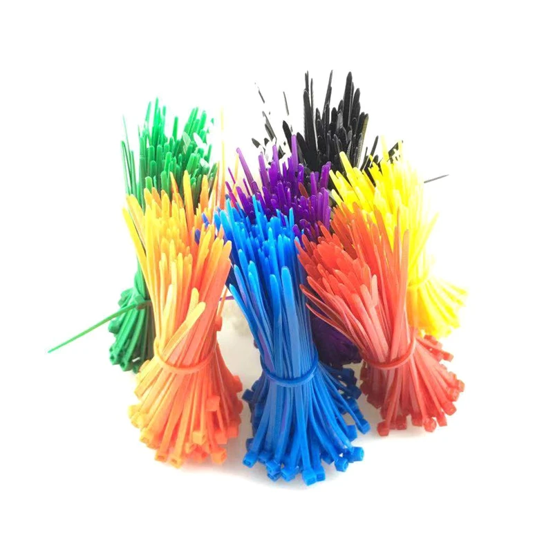 3*100 мм самоблокирующиеся пластиковые нейлоновые кабельные застежки 100 шт. MRO и