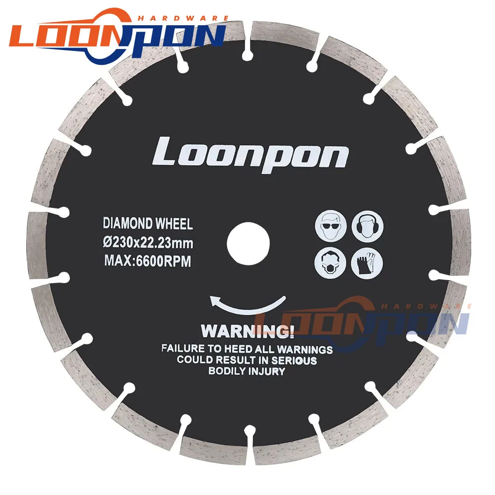 Алмазный диск для резки камня 230 мм 9 дюймов гранита мрамора бетона|Полотна пил| |