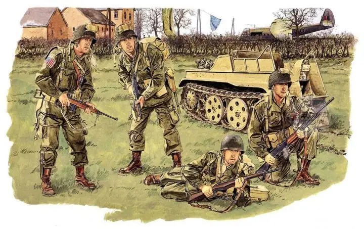 DRAGON 1/35 6148 армия США воздушно-капельница (версия 1945)