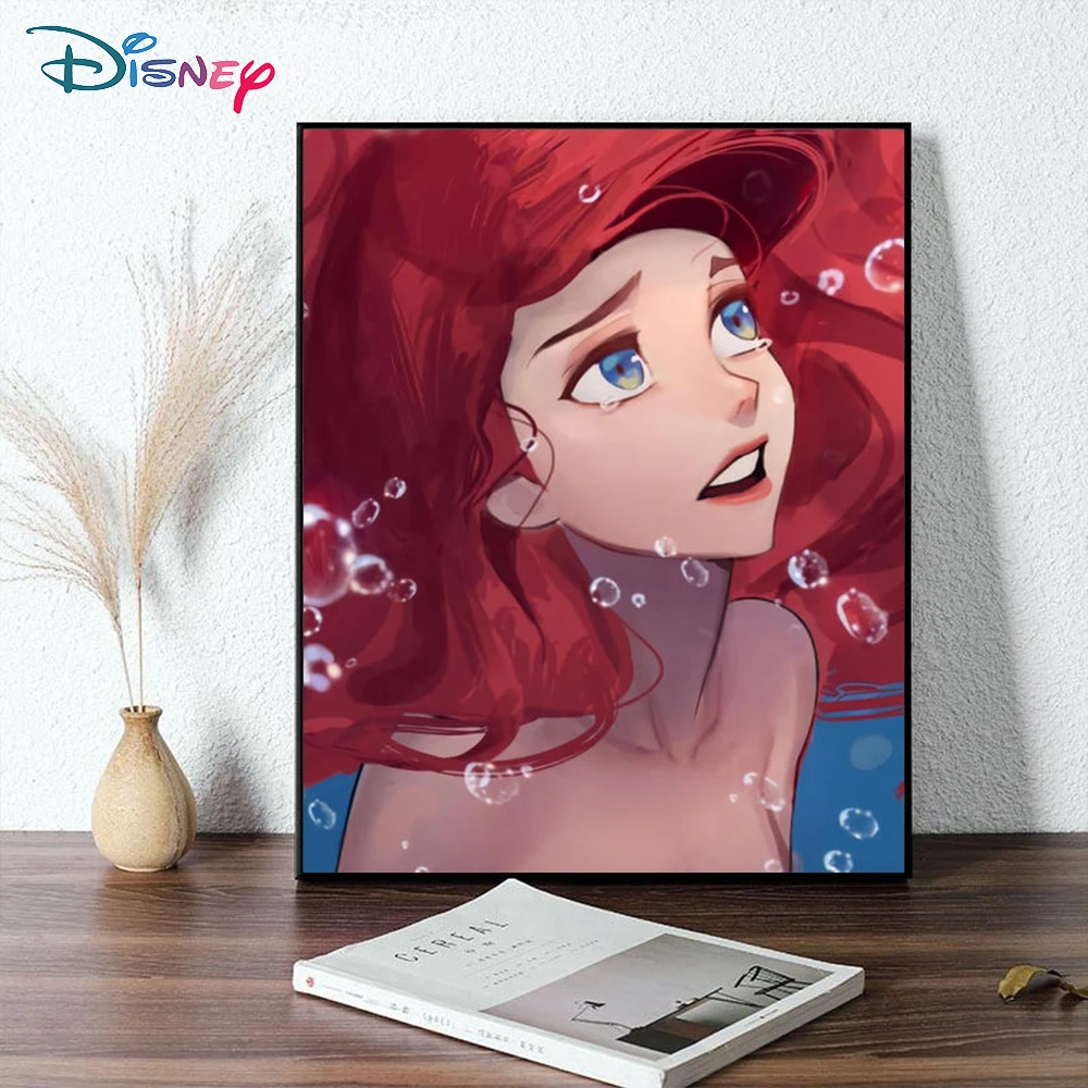 

Алмазная живопись Disney 5D, ручная роспись, принцесса, круглая Алмазная вышивка, изысканное украшение, настенная подвеска, подарок «сделай сам...