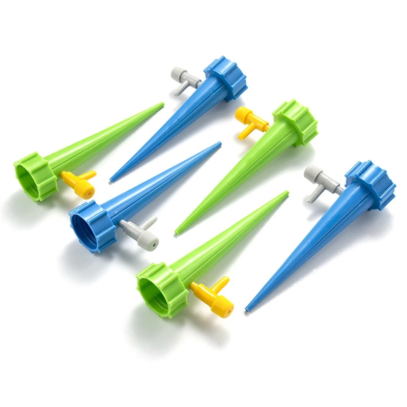 

6/12pcs Lazy Automatic Watering Device With Switch Control Valve Adjustable Water Flow Water Seepage Water-dropper
