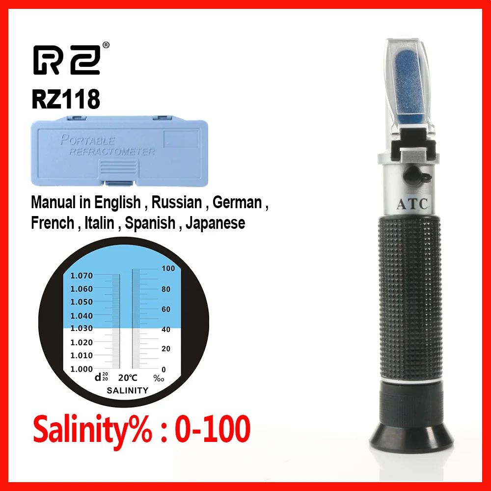 Рефрактометр RZ бразильский спиртометр тестер ATC RZ118 RZ120 RZ126 RZ127
