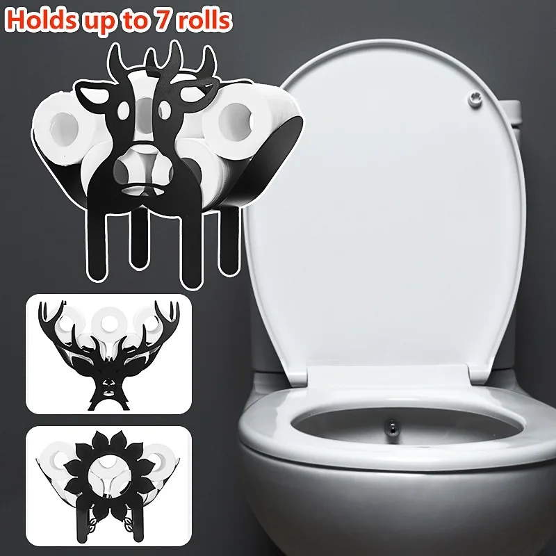 home iron roll papertowel holder blackflowercows crafts bathroom rack ornaments toilet roll holder kitchenbathroom accessories free global shipping