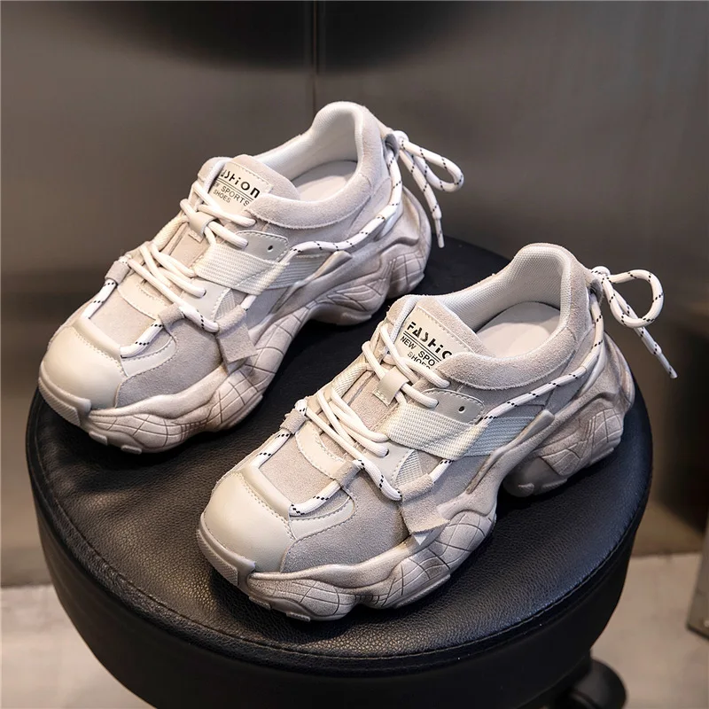 

Genuine Leather Sneakers Women Spring White Shoes Lace Up 2021 Spring New Female Casual Shoes Comfortable Sneakers Womens Shoes