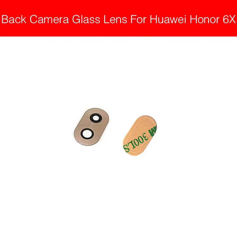 Honor 6X rose gold Задняя камера со стеклянным объективом для huawei Honor 5A 5C 5X 6A 6X 7A 7C 7X Honor Play 6 7 стеклянная крышка объектива с клеевым клеем - Цвет: Honor 6X rose gold