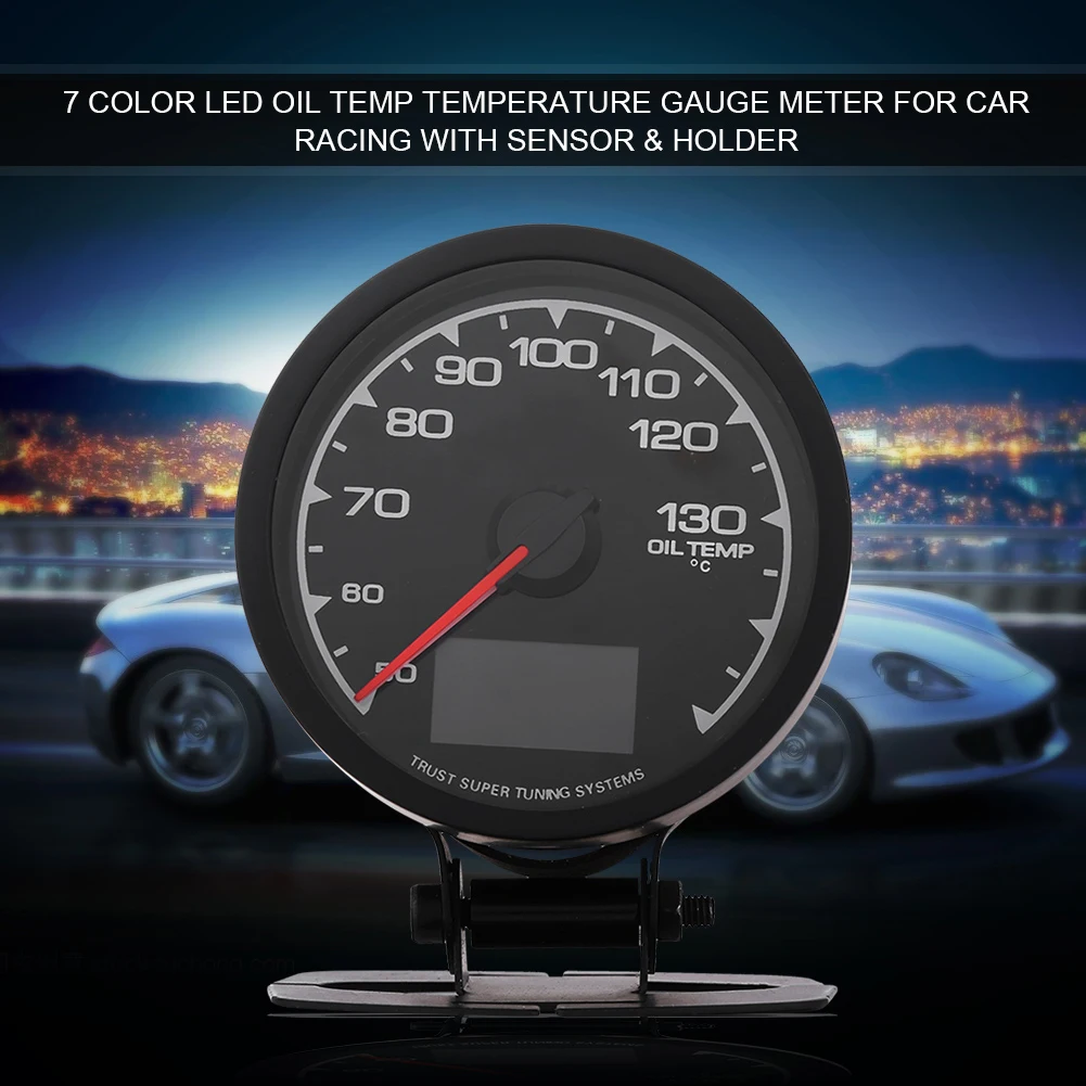 Автомобильный датчик температуры масла светодиодный светильник 60 мм 50 150C с