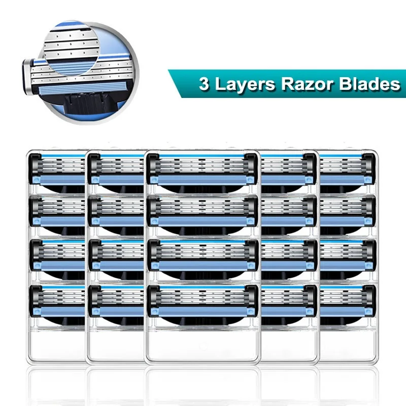 Новое высококачественное бритвенное лезвие и оригинальная ручка Gillettee для ухода