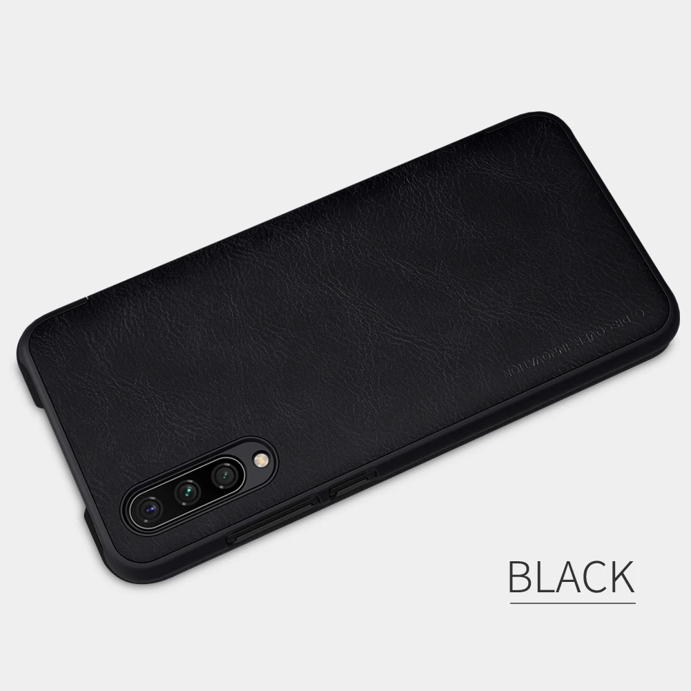 Кожаный чехол Nillkin для Xiaomi mi CC9e и mi A3 Qin серии флип Чехлы Роскошные чехлы для телефонов задняя крышка
