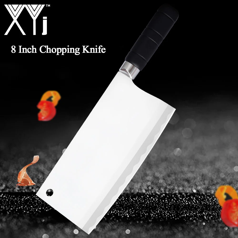 XYj кухонный нож из нержавеющей стали 8 дюймов сербский шеф-повар столовые приборы