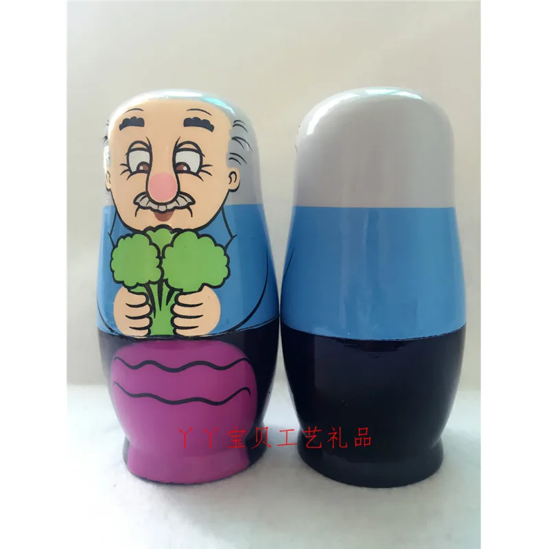 6 шт./упаковка Детские деревянные игрушки-матрешки | Игрушки и хобби