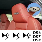 Модный значок на подголовник автомобильного кресла, металлическая наклейка для Citroen VTS маркировка DS Spirit DS3 DS4 DS5 DS6WR DS7 DS9 DS6, автомобильные аксессуары