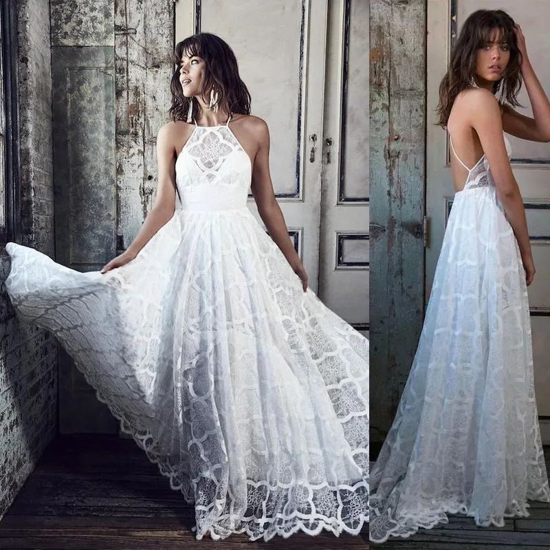 Длинное платье для свадебной вечеринки женские белые кружевные вечерние платья