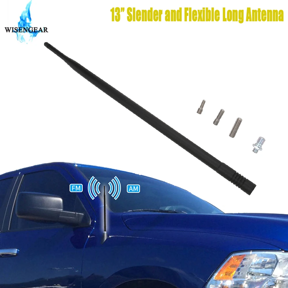 13 &quotМеталлическая Автомобильная антенна мачта для Dodge Ram 1500 2500 3500 грузовик 2009 2017