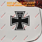 Железный крест немецкий y немецкий Корона переводная наклейка автомобиль винил светоотражающий глянцевый 1914