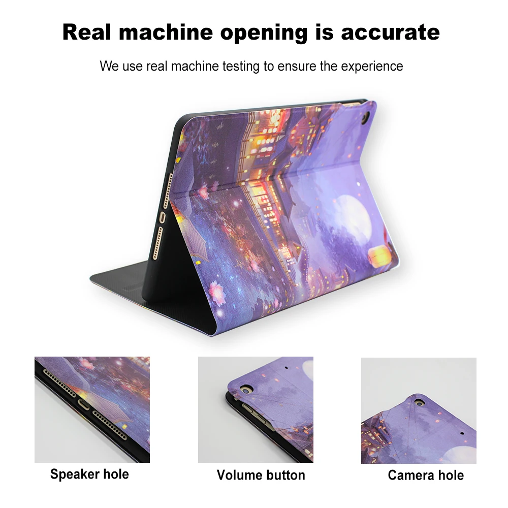Чехол для планшета iPad 9 7 дюймов 2017 2018 Air1 Air2 Pro9.7 Ультратонкий чехол 10 5 Air3 Pro10.5 Mini