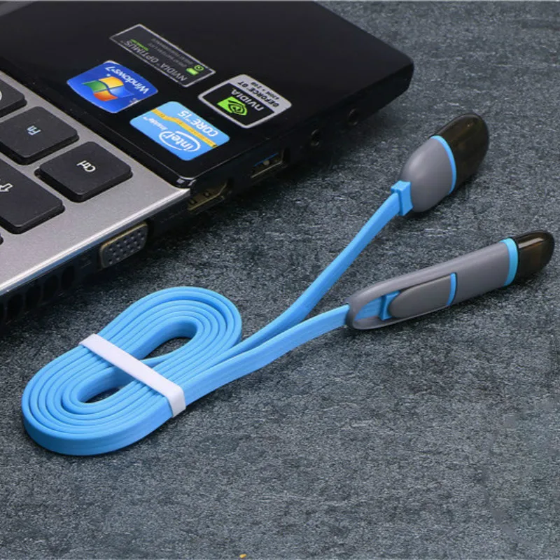 Зарядный кабель 2 в 1 Micro USB для iPhone 6S 7 8 Plus X XS MAX XR кабели быстрой зарядки Samsung S7 S6 Xiaomi