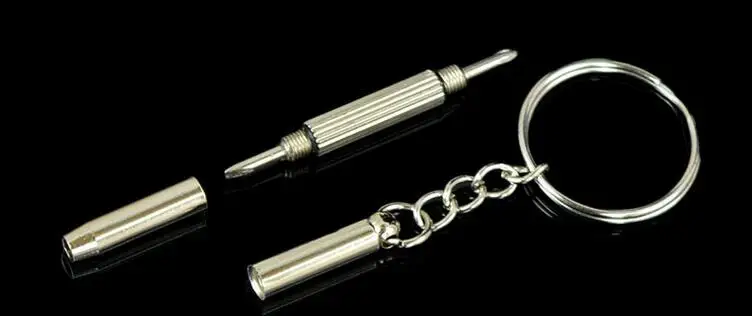 

100pcs/lot Repair Tool Keychain Keyring Key Ring Souvenir Keys Trinket car Watch glasses tool key ring