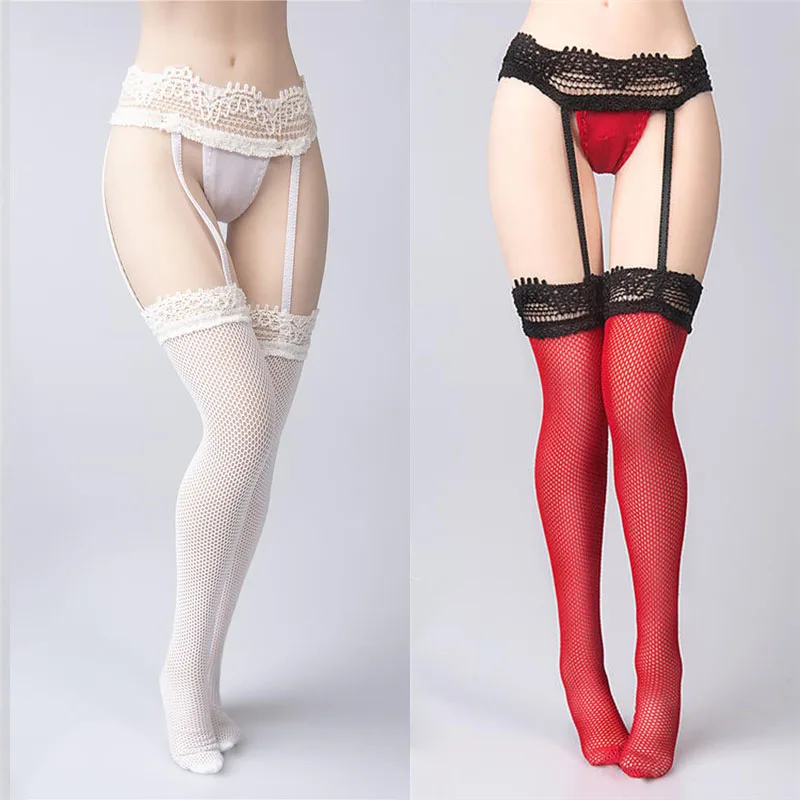 TYM024-medias de encaje a escala 1/6 para mujer, medias sexys para figura de acci&oacute;n de 12 pulgadas-0