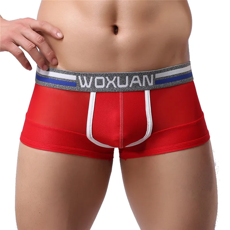 Трусы боксеры мужские с низкой посадкой пикантное нижнее белье плавки бикини|cueca