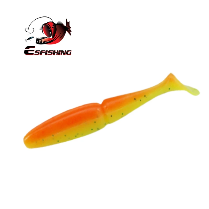 Esfishing мягкие приманки Shad Easy Shiner 50 мм 70 мм 1,2 г 3,8 г Leurre Souple рыболовные снасти Морская рыбалка Jerkbait белый
