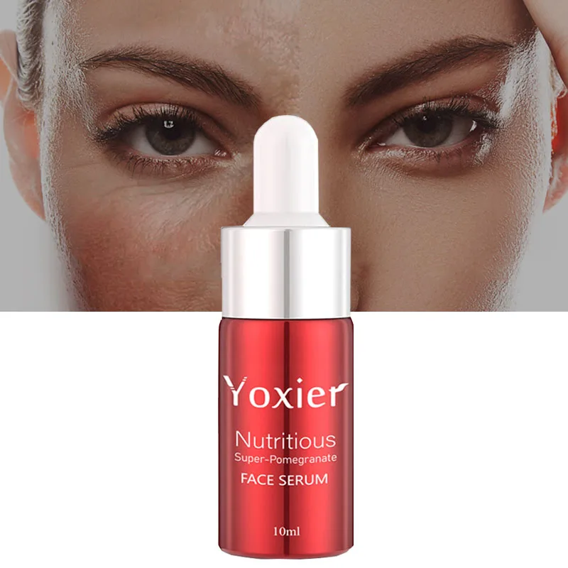 Питательная сыворотка для лица с гранатом против старения и морщин отбеливающая