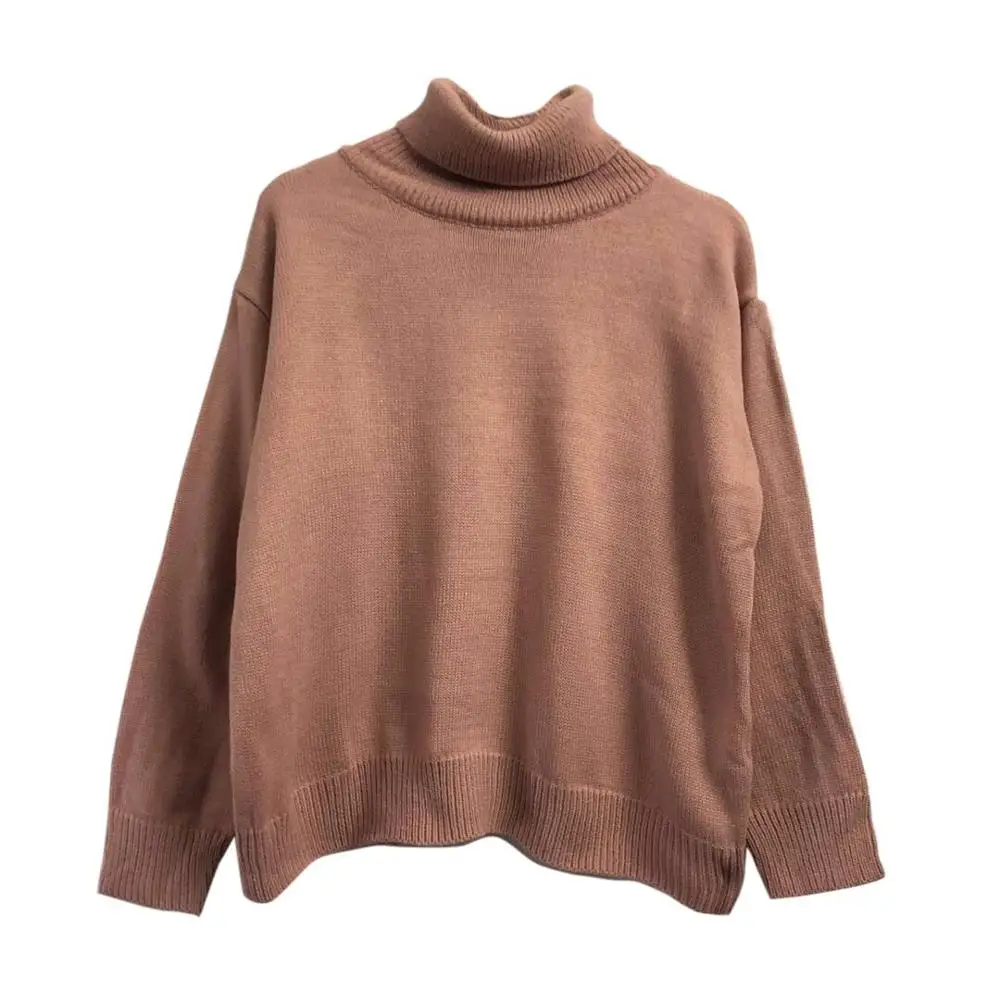 5 цветов 2019 осень и зима корейский ins стиль сплошной цвет Водолазка Свитера