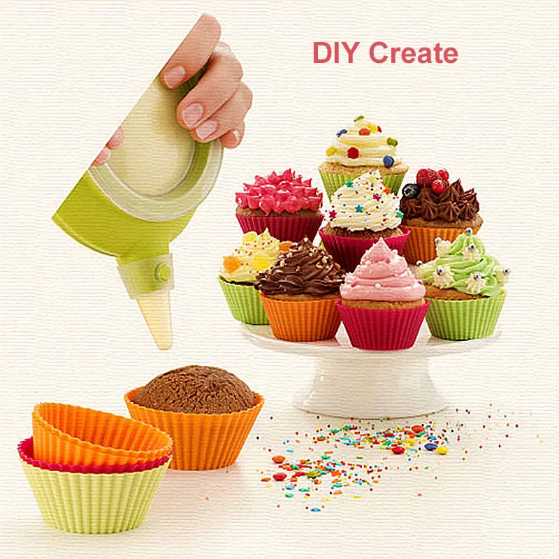 12 шт. силиконовые формочки для торта|Формы тортов| |