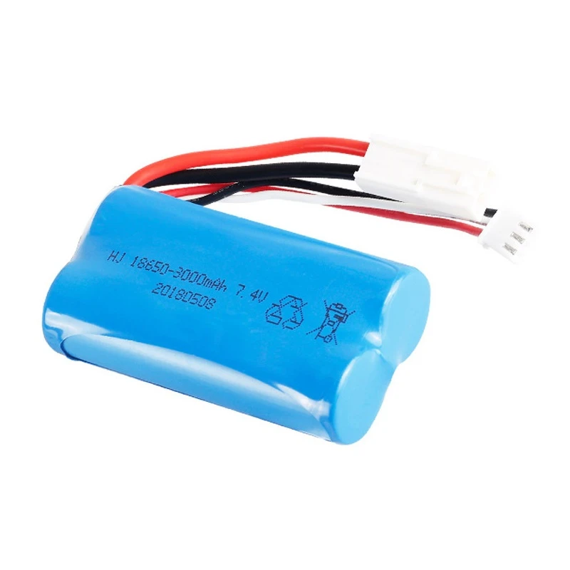 74 v 3000mah lipo батарея 18650 2s t вилка для q46 wltoys 10428 12428124