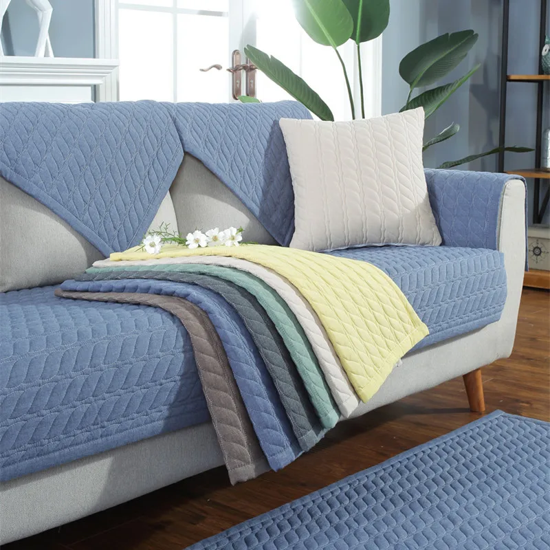 

New Winter Plush Sofa Cushion Super Soft and Comfortable Cushion Thick Sofa Cover Cushion Cover Towel Sectional Sofa Cover