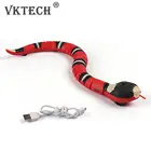 Интерактивные игрушки для кошек с умным датчиком, Имитация животных, змея, тизер для кошек с зарядкой от USB, игрушки для кошек, домашних животных, котят
