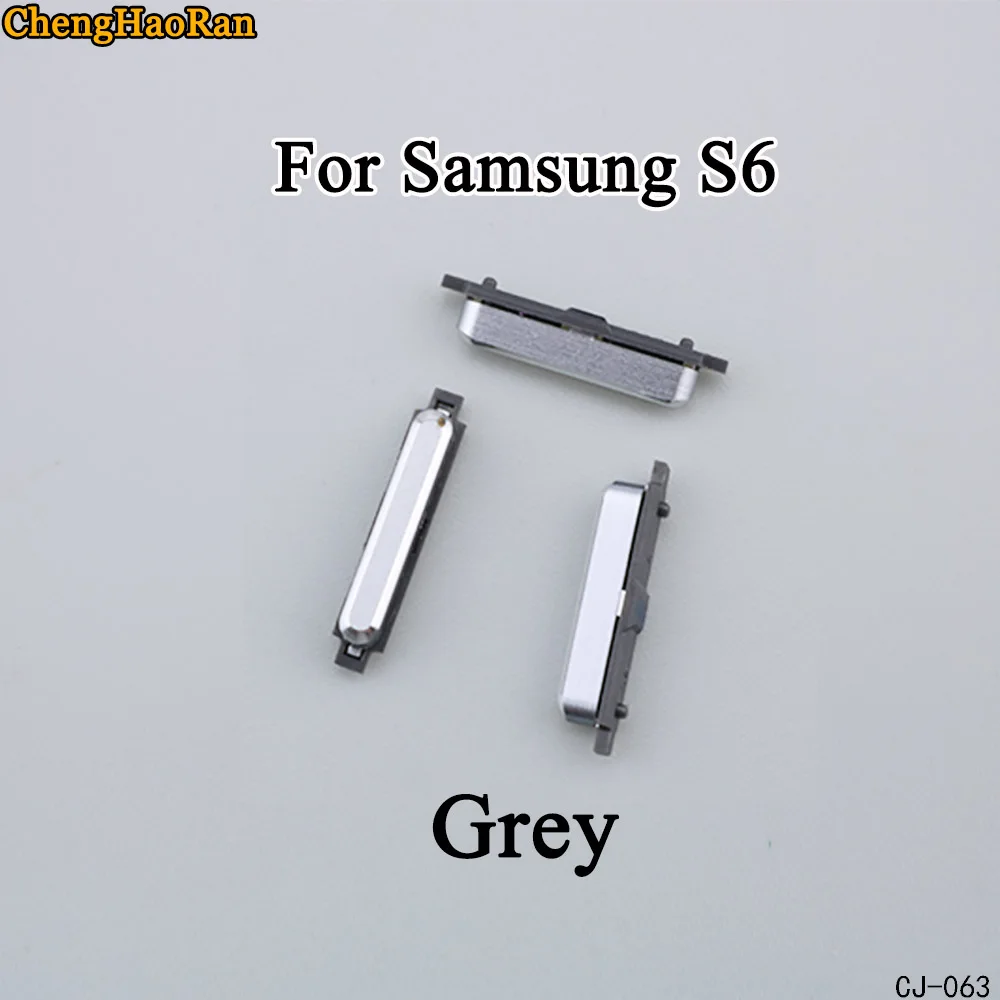 ChengHaoRan Боковая кнопка для Samsung S6 edge чехол телефона питания громкости запасные