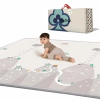 200x180x1cm double sided kids rug foam carpet game playmat waterproof baby play mat baby room decor foldable child cling mat