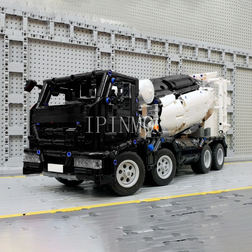 

2020 новая технология строительных блоков, техническая серия, бетономешалка, Детская сборка для мальчиков своими руками, игрушки, Рождественский подарок