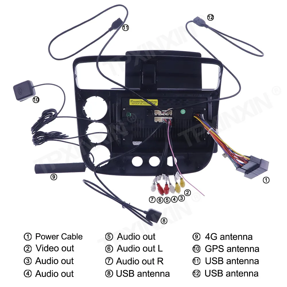 구매 혼다 시빅 2000-2005 RHD 안드로이드 10.0 무선 카플레이 터치 스크린 범용 스테레오 수신기 6 + 128G 자동차 라디오 플레이어 라디오