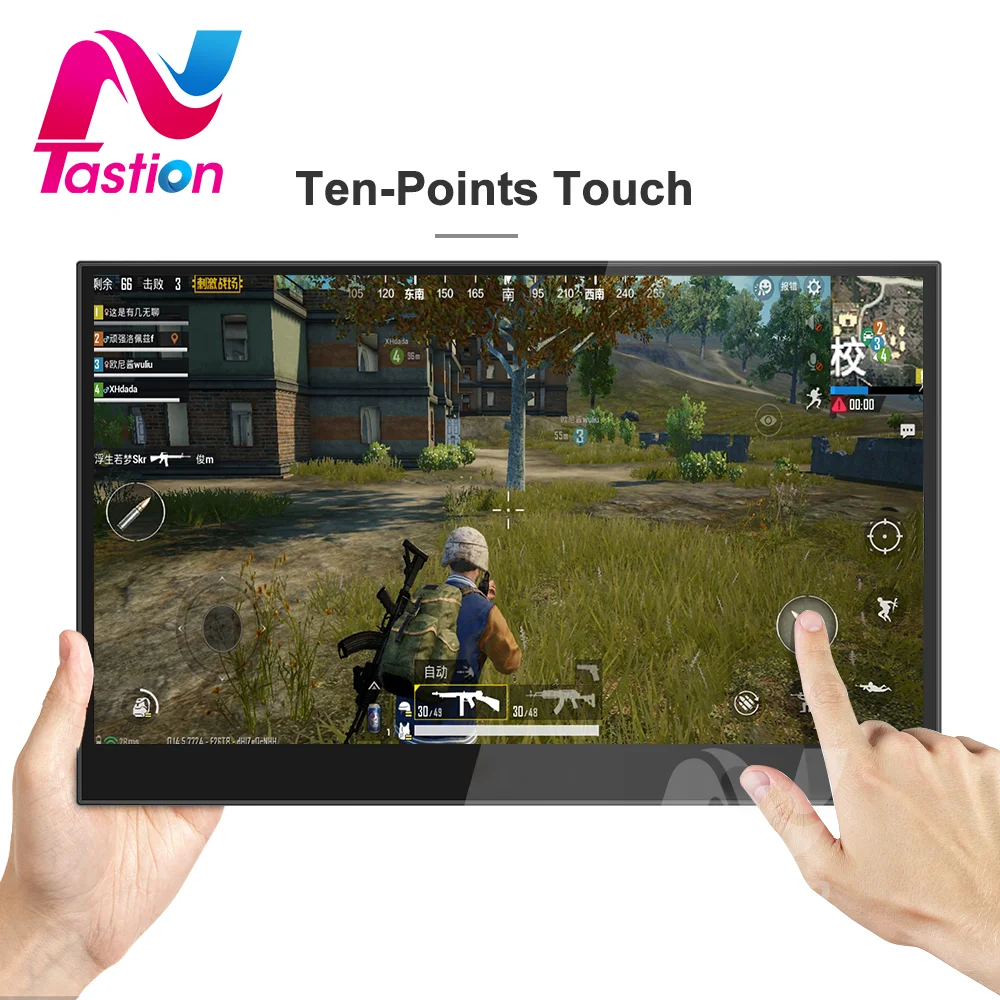 Lantastion 4k touch 15 6 ''портативный монитор для ноутбука компьютера телефона xbox switch ps3