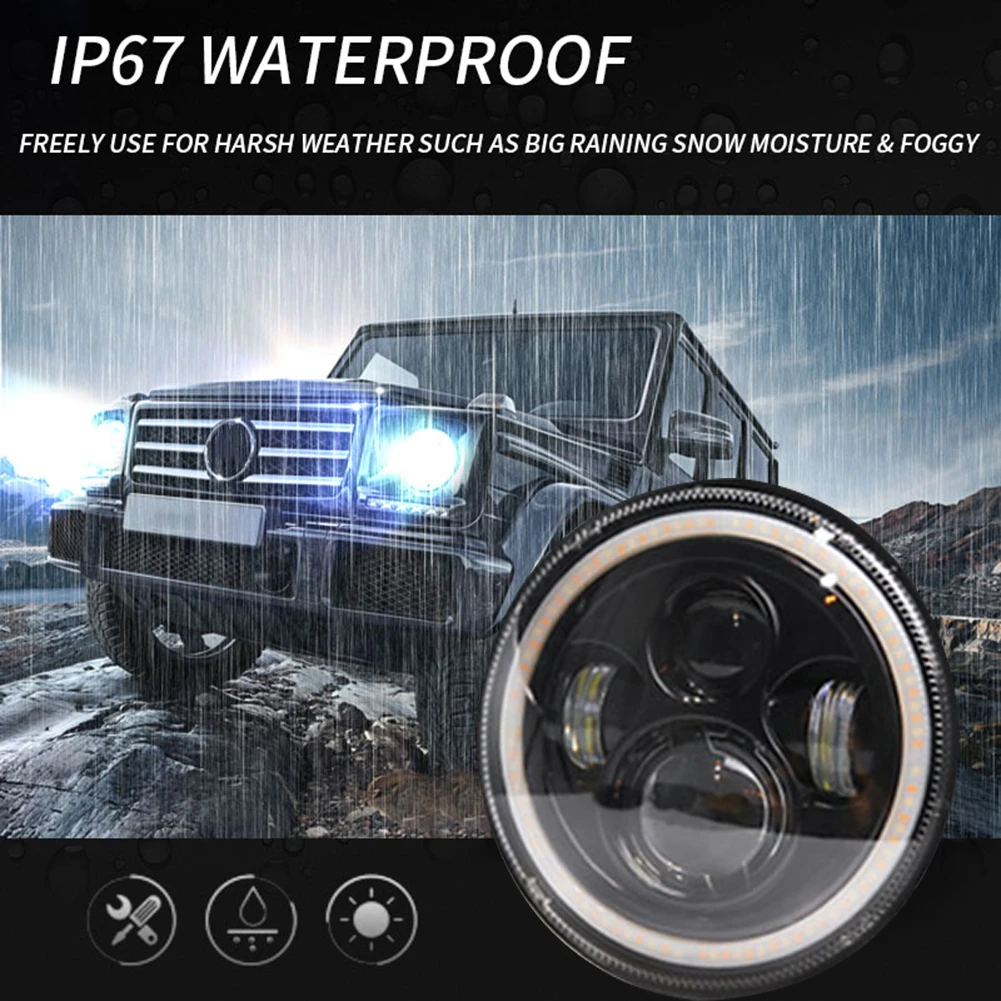 Лампа светодиодная углосветильник 140 Вт 7 дюймов 9-30 в IP67 энергосберегающая 6000 К