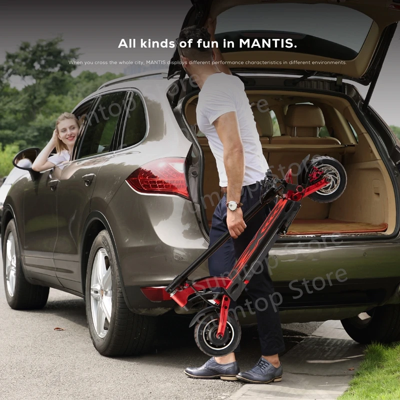 Новый обновленный электрический скутер Kaabo Mantis 10 48 В 500 Вт/800 Вт умный дюймов