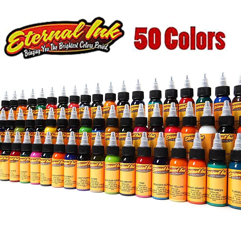 Набор чернил BAODELI для перманентной татуировки 25 цветов 1 унция/30 мл чернила
