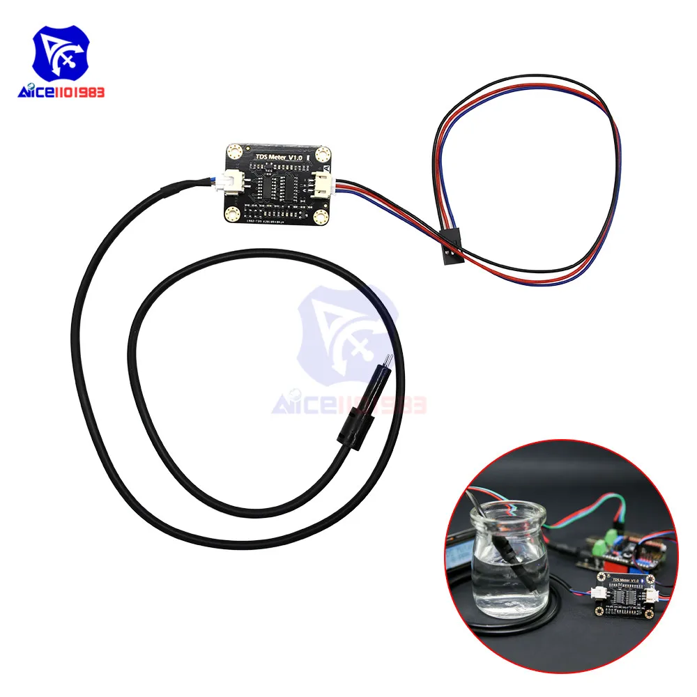 Датчик качества воды diymore TDS Meter модуль датчика V1 с разъемом перемычки XH2.54-3Pin для